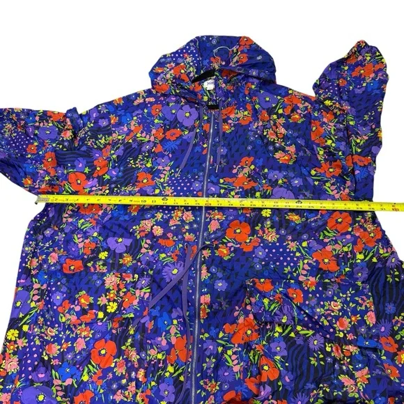 Yitty l NWT Fabletics Oversized Headliner Jacket Party Animal Bloom Plume 3X - Picture 6 of 10